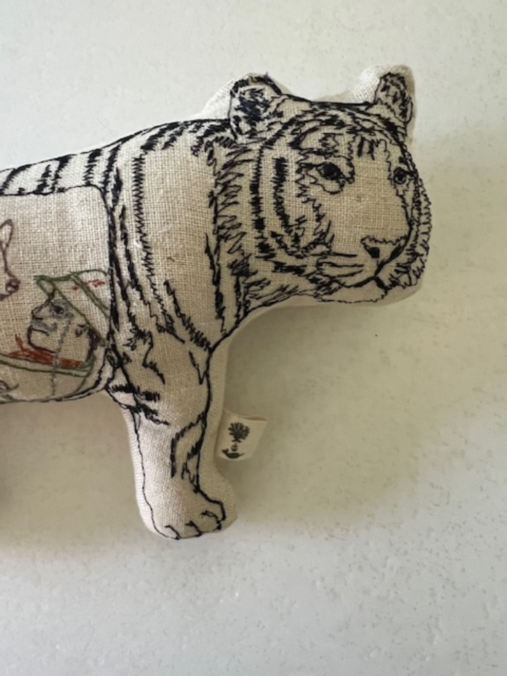 CORAL AND TUSK STUFFED TIGER - Picture 4 of 8